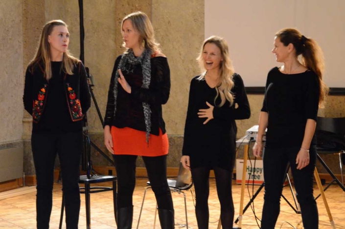 "Erinnerungsmedley zur Ausbildung", Cäcilia Färber, Claudia Salcher, Judith Haidacher, Ruth Lössl, Absolventinnen IFANT